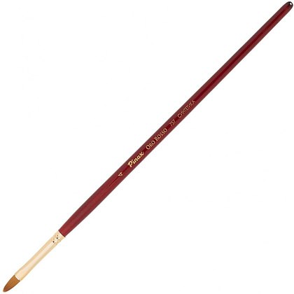Кисть для рисования "Pinax ORO ROSSO", синтетика, плоскоовальная, №4