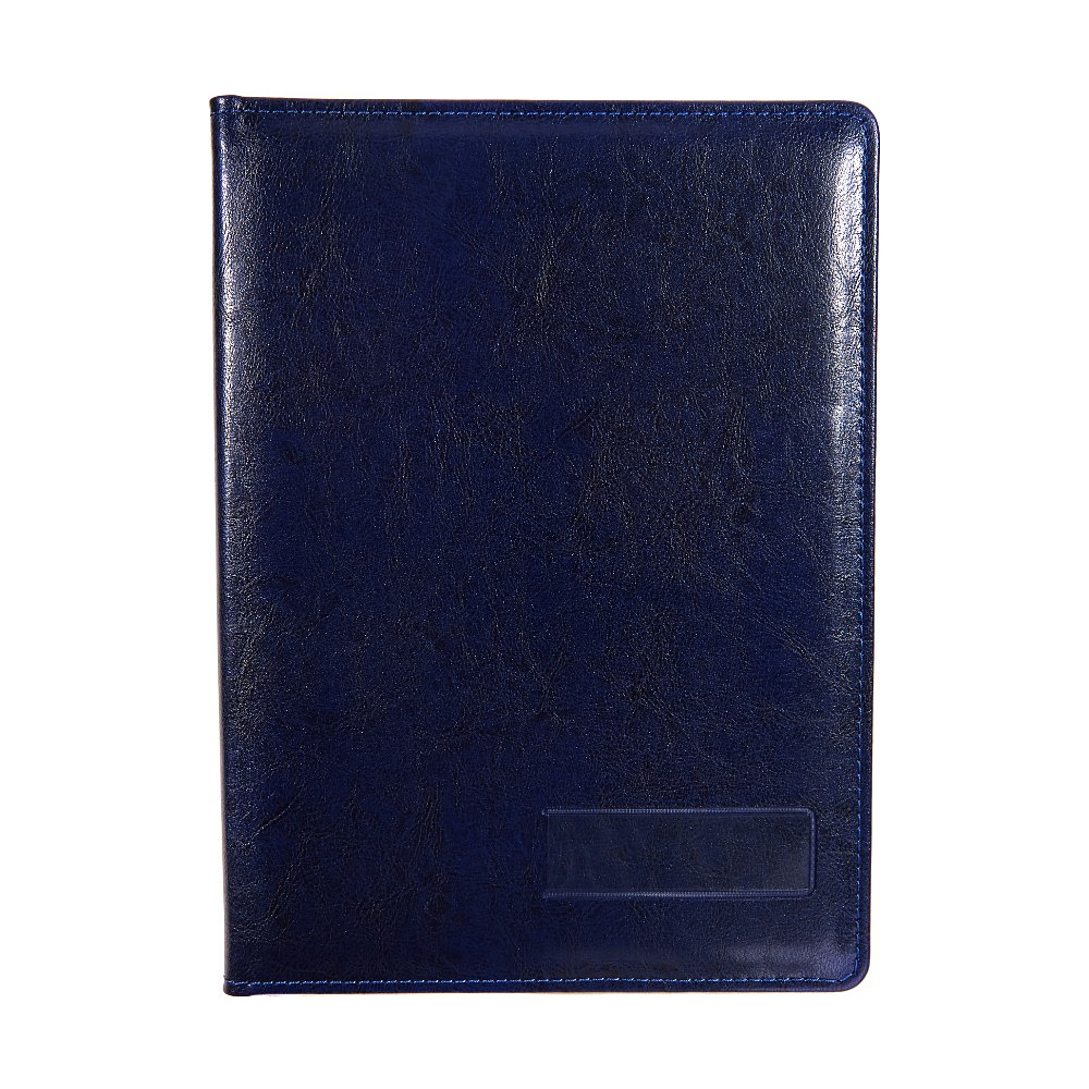 Папка на подпись, с карманом, синий