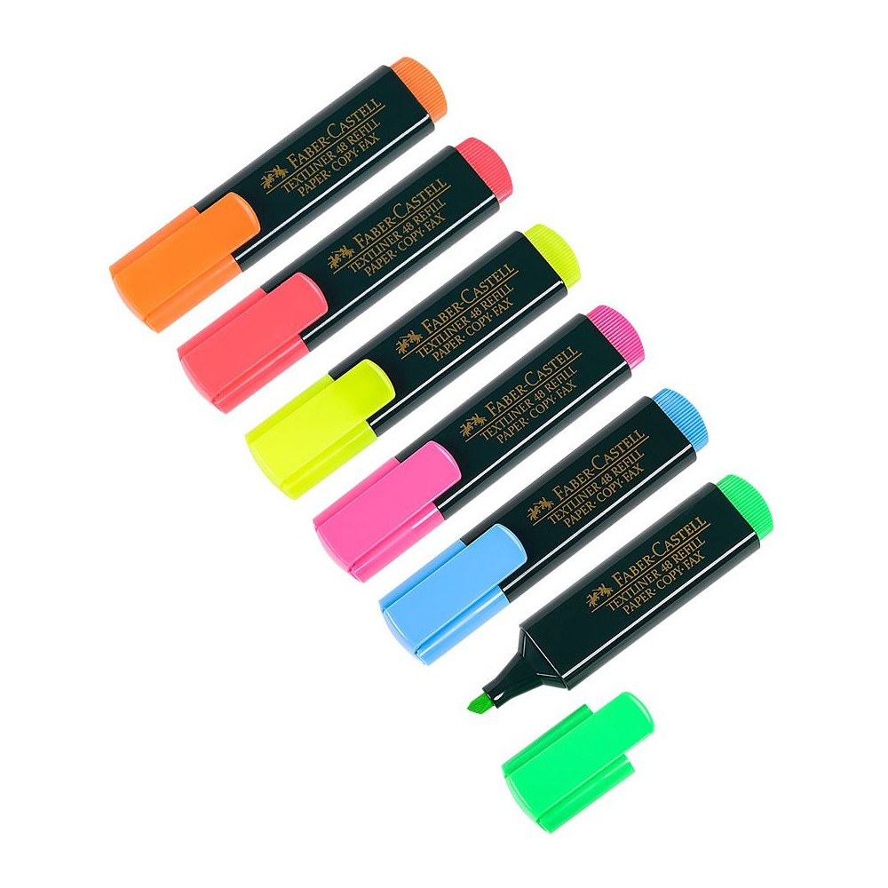 Набор текстовых маркеров "Textliner", 6 шт, ассорти - 2