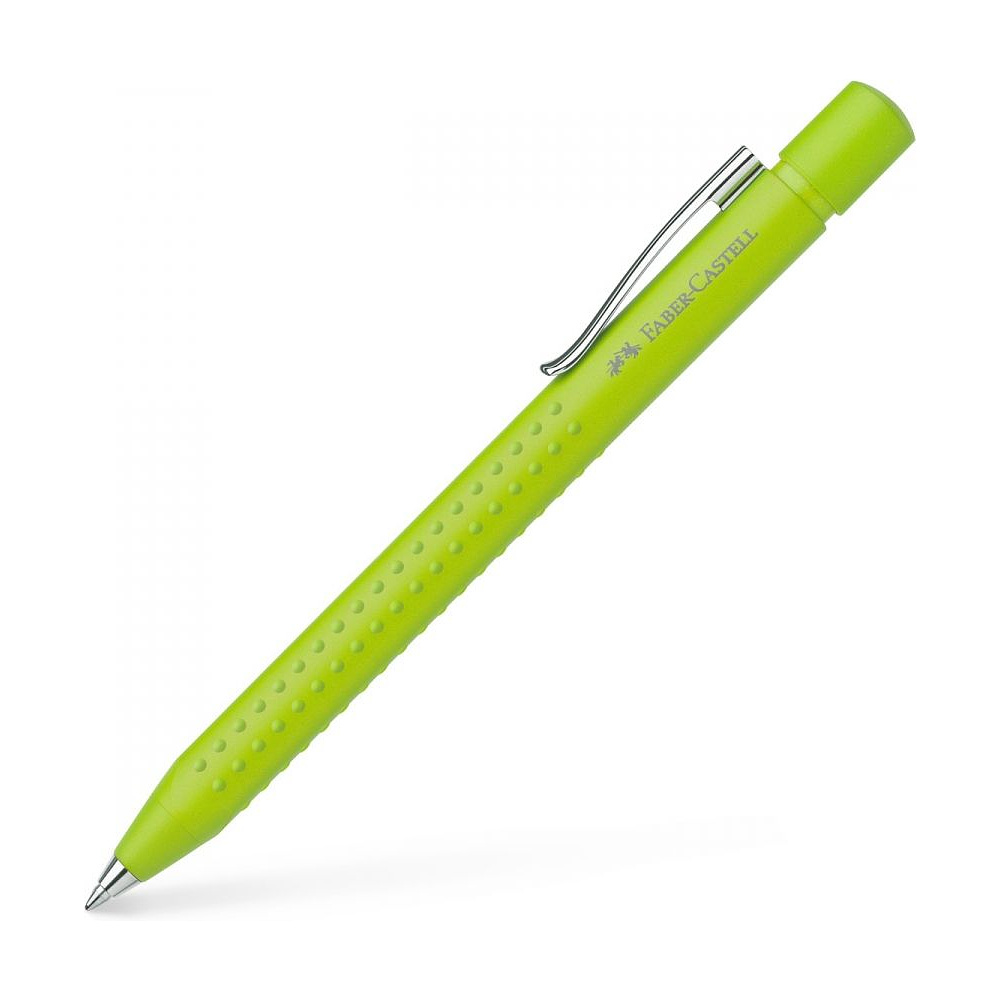Ручка шариковая автоматическая "Faber-Castell Grip 2011", 0.7 мм, черный, стерж. синий - 3