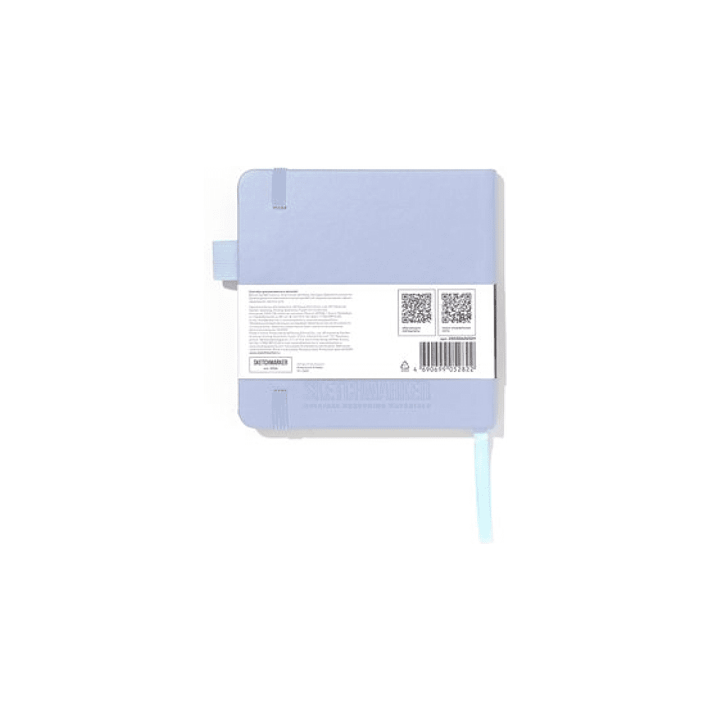 Скетчбук "Sketchmarker", 9х14 см, 140 г/м2, 80 листов, пыльный голубой - 2