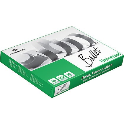 Бумага "Ballet Universal", А3, 500 листов, 80 г/м2 - 2