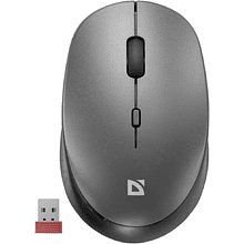 Мышь DEFENDER "Auris MB-027", беспроводная, серый, 800-1600 dpi