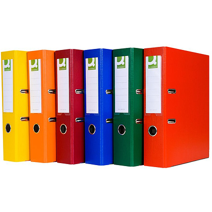 Папка-регистратор "Q-Connect ПВХ Эко", A4, 75 мм, синий - 3