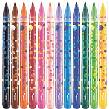 Фломастеры Maped "Pixel Party", 12 цветов