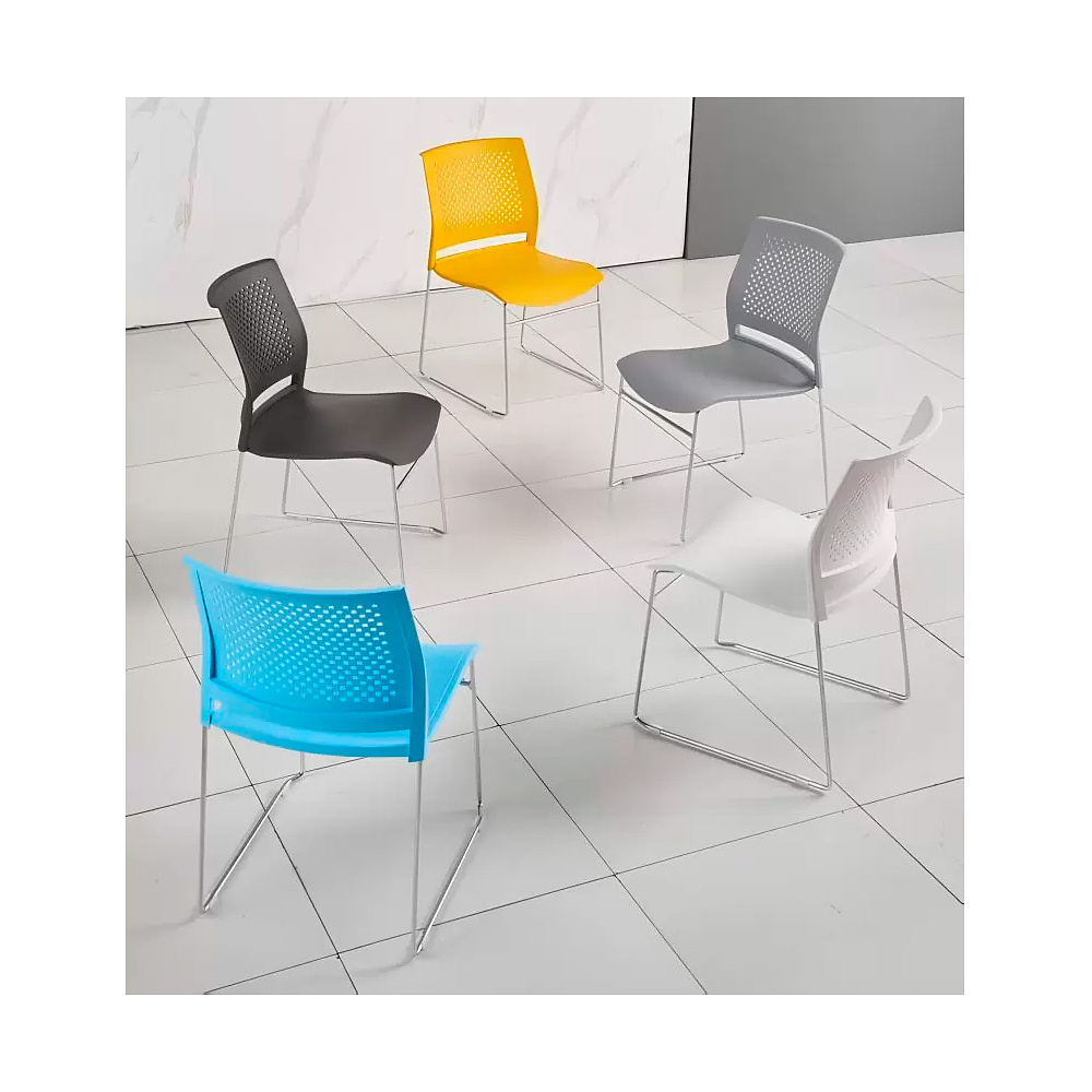 Стул для посетителей EVERPROF Neo пластик, черный - 6