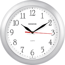 Часы настенные "966649", серебристый