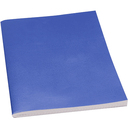 Тетрадь "Синий", А4, 96 листов, клетка, скоба сбоку, синий - 3