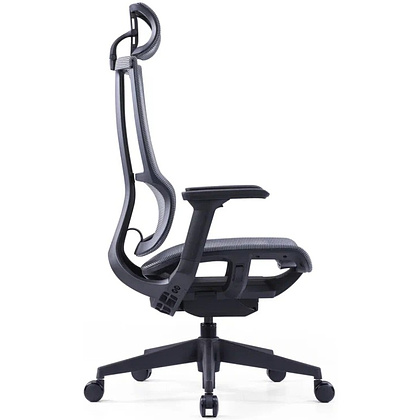 Кресло для руководителя SitZone E-303-001A-P1-BK сетка, черный - 5