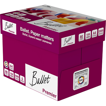 Бумага "Ballet Premier", А4, 500 листов, 80 г/м2 - 5