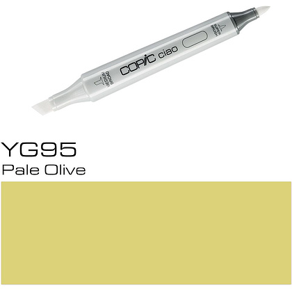 Маркер перманентный "Copic ciao", YG-95 бледно-оливковый