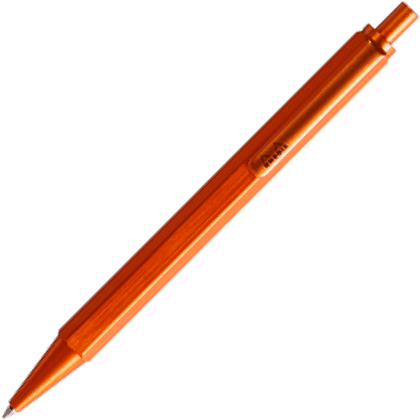 Ручка шариковая Rhodia "scRipt", 0.7 мм, оранжевый, стерж. черный