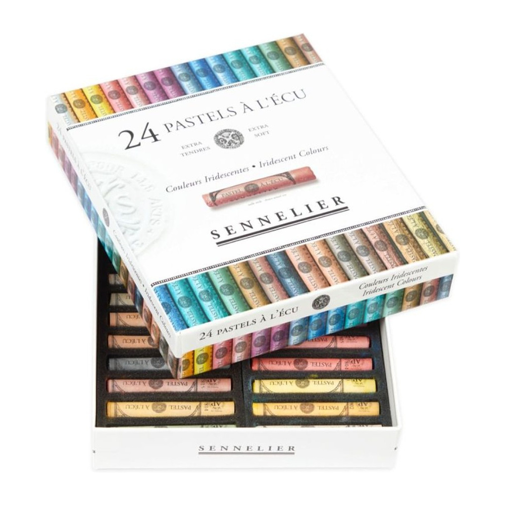 Пастель сухая "À l'écu Pastel. Радужный", 24 цвета