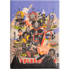 Обложка для паспорта "Традыцыi", разноцветный