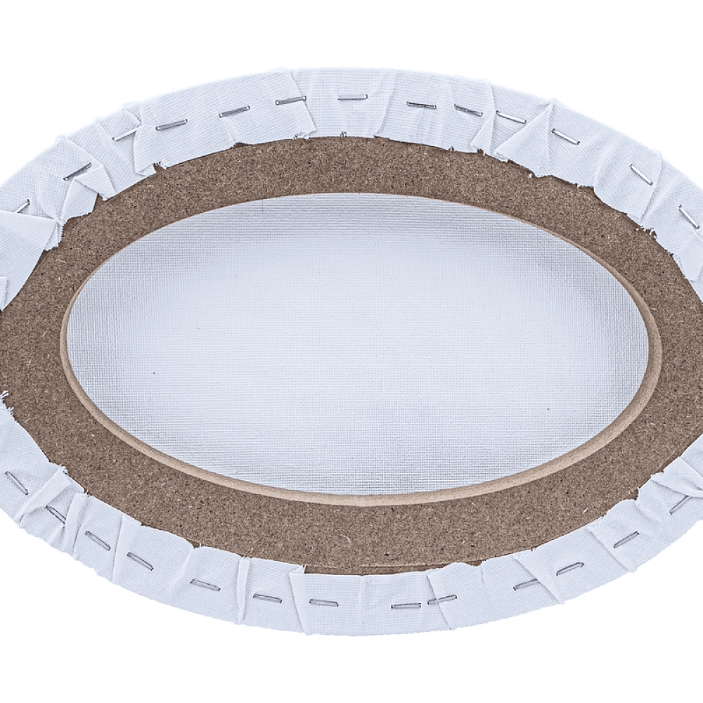 Холст на подрамнике овальный "Сонет", 20х30 см, хлопок, 280 г/м2, среднее зерно - 2
