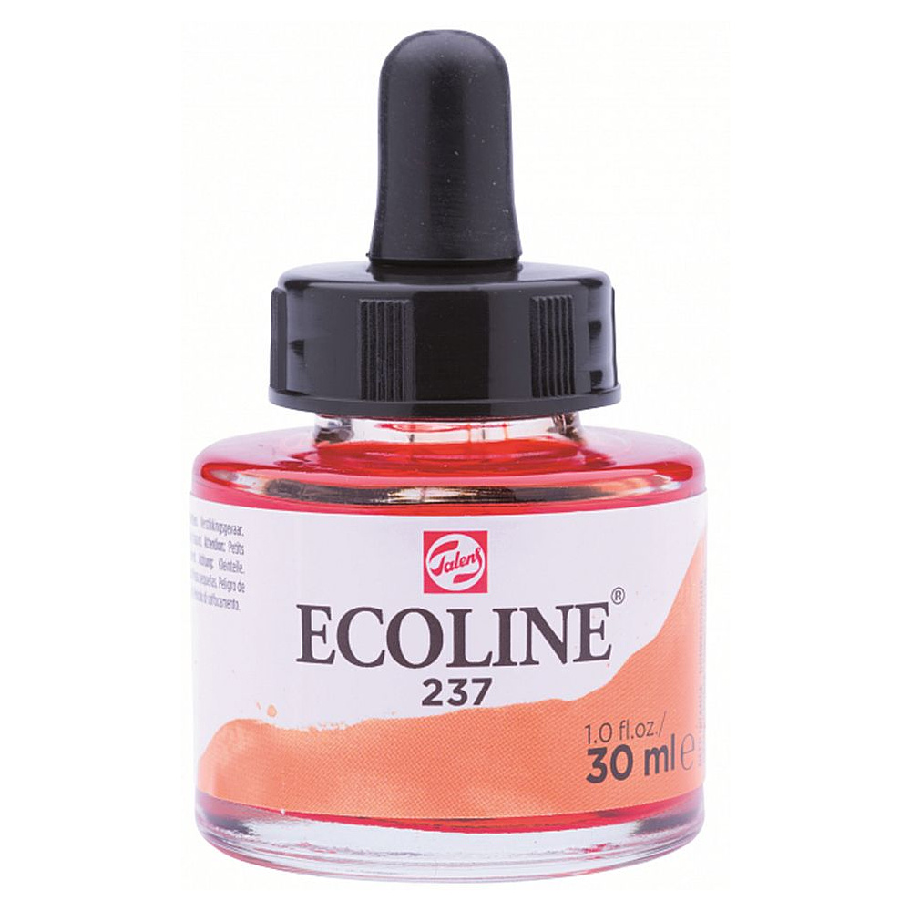 Жидкая акварель "ECOLINE", 237 оранжевый темный, 30 мл