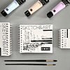 Скетчбук "Sketch&Art", 18х15.5 см, 200 г/м2, 50 листов, на спирали  - 6