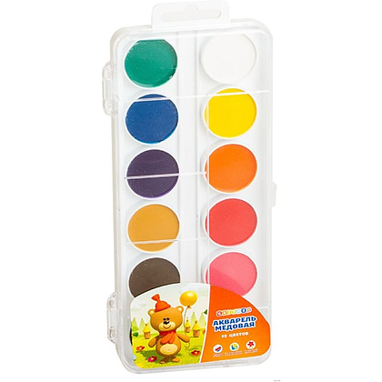 Краски акварельные медовые "Двенадцатицветик"