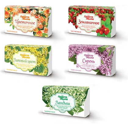 Мыло туалетное Цветочное, 100 г