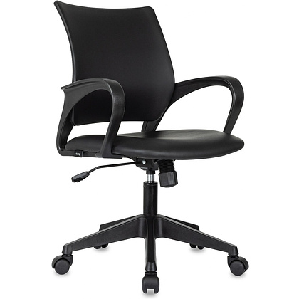Компьютерное кресло Бюрократ CH-695N, экокожа, пластик, черный