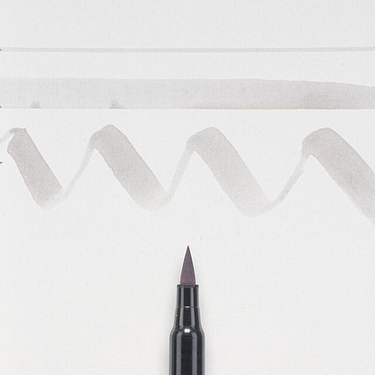 Маркер акварельный "Koi Color Brush", холодный светло-серый - 2