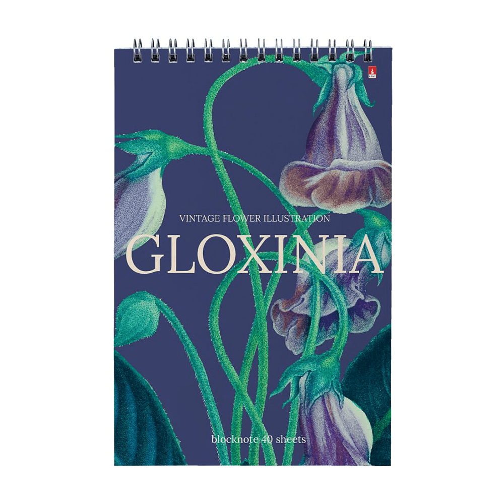 Блокнот "Цветы. Паттерн", A5, 40 листов, в клетку, ассорти - 4