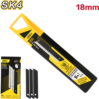 Лезвия сменные Deli YS EDL-DP181, 18 мм, 10 шт. - 5