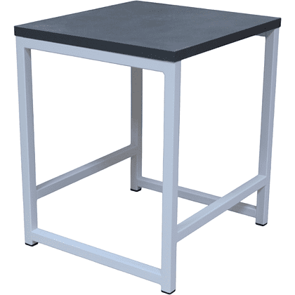 Табурет RION ALLERD, металл, ЛДСП, белый муар, Металл Бруклин