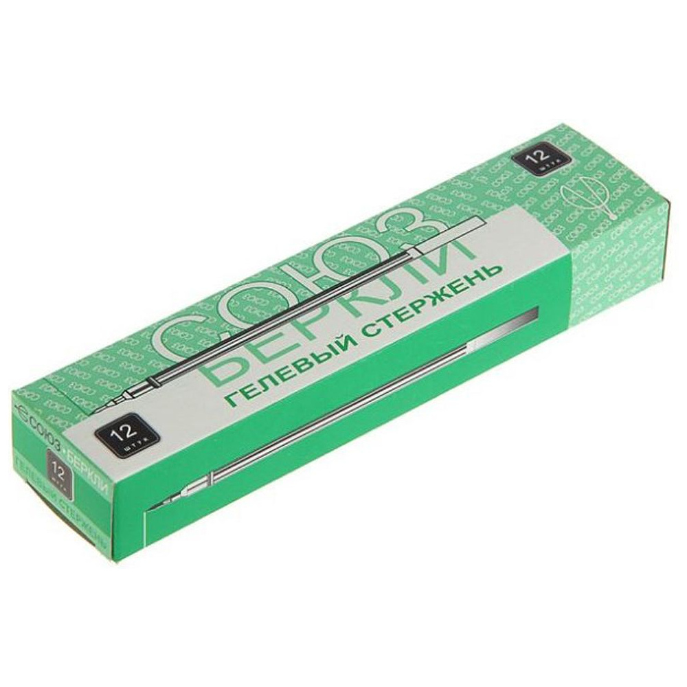 Стержень гелевый "Союз" для ручки "Status", 0.5 мм, 130 мм, зелёный - 2