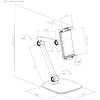 Крепление для планшета (смартфона) Tablet Stand, белый матовый - 10