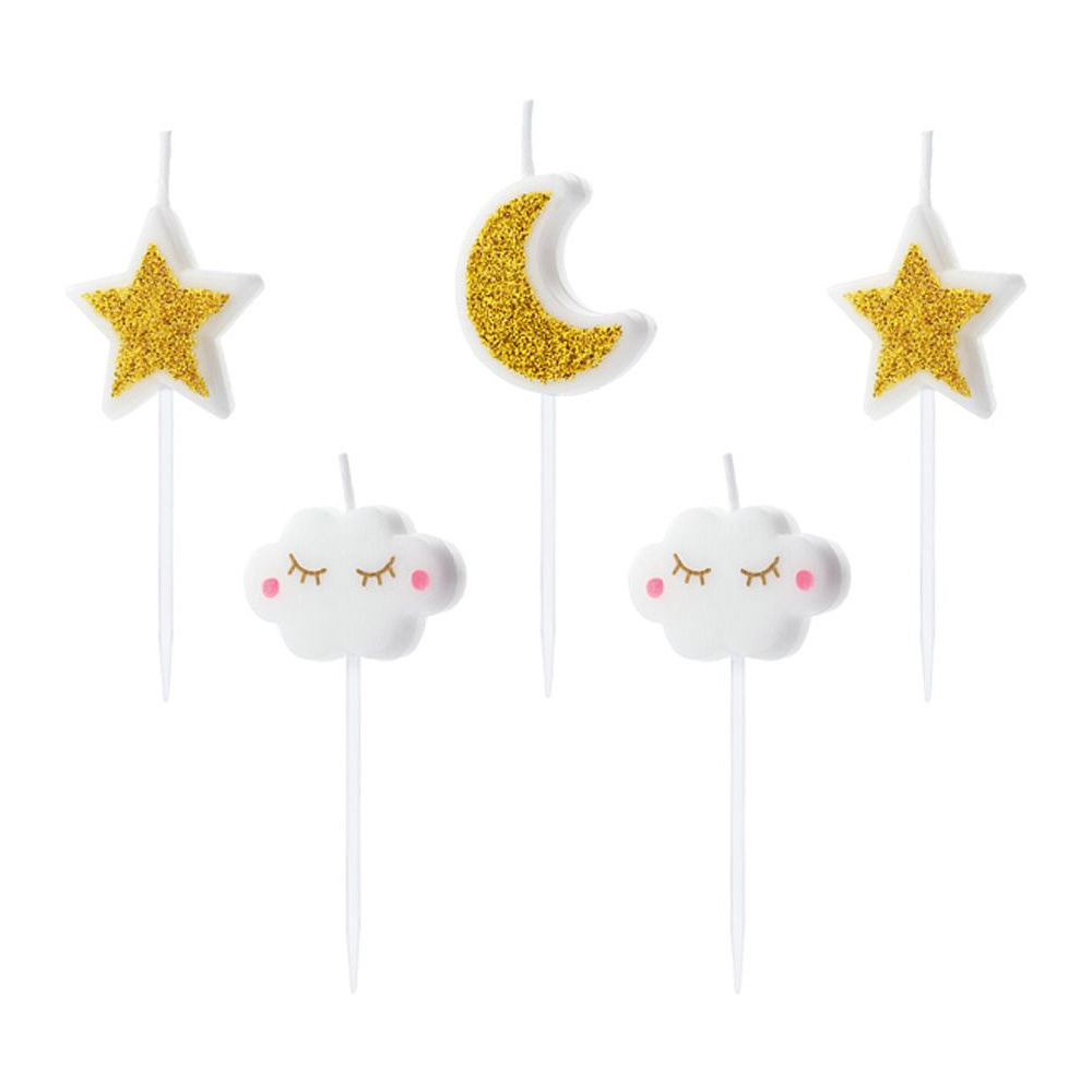 Свеча "Little Star", 4 шт, ассорти