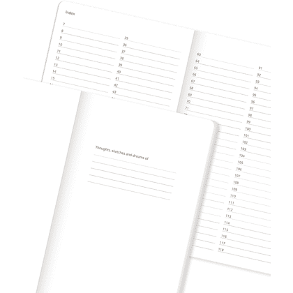 Блокнот "Wool & cotton", А5, 96 листов, линейка, черный - 4