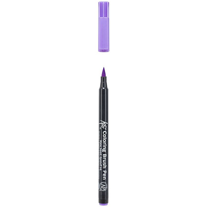 Маркер акварельный "Koi Color Brush", лавандовый - 3