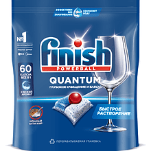 Средство для мытья посуды в посудомоечной машине "FINISH Quantum", таблетки