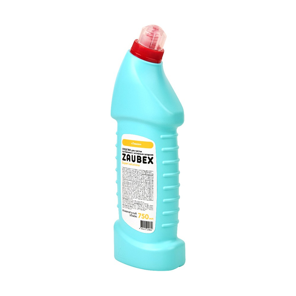 Средство чистящее для сантехники с активным хлором "Zaubex Лимон", 750 мл - 2