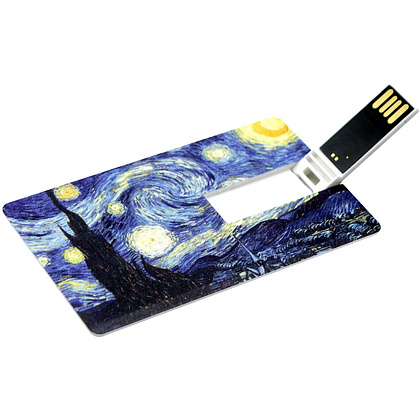 USB Flash 2.0 32 Gb VDK-009, пластик, кредитка, белый  - 5