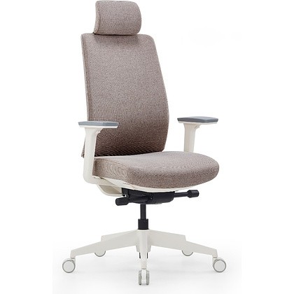 Кресло для руководителя SitZone CH-K55A-BS, ткань, бежевый, пластик, -30%
