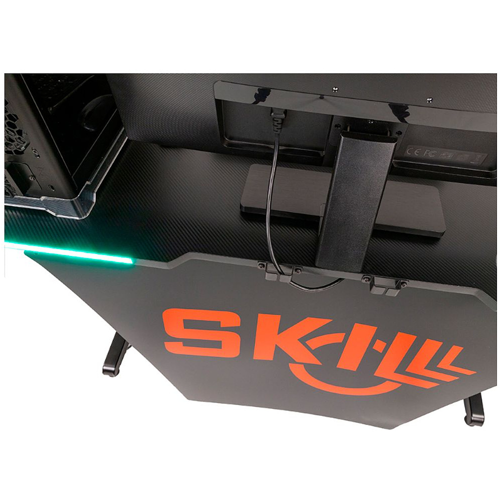 Стол компьютерный игровой "Skill CTG 1260", черный - 3