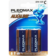 Батарейки алкалиновые "Pleomax C/LR14", 2 шт.