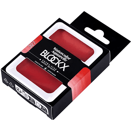 Краски акварельные "Blockx. Giant pan", 327 красный Блокс, 18 мл., кювета - 2