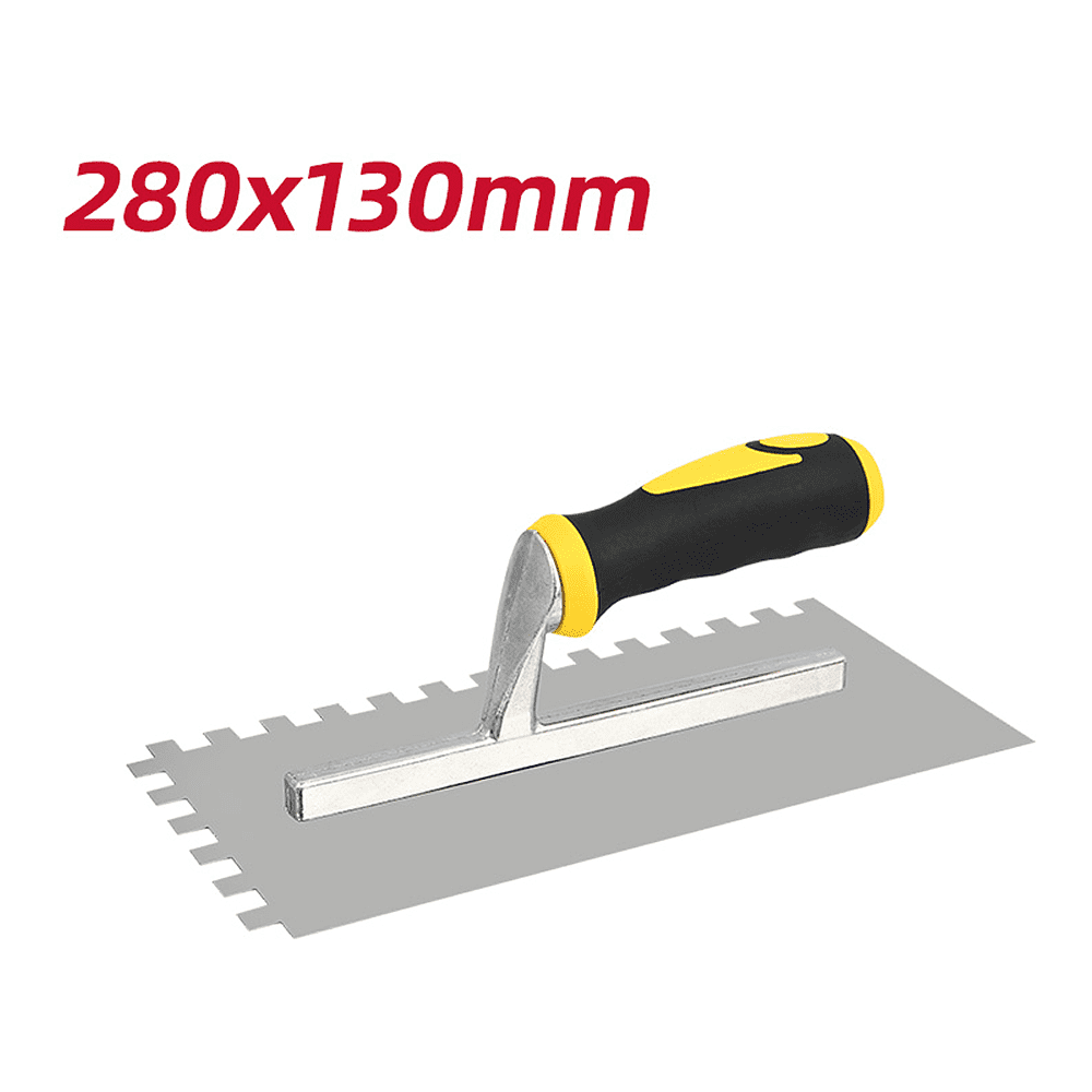 Гладилка Deli YS EDL509321, нержавеющая, 280 x 130 мм, зуб 10 x 10 мм - 6