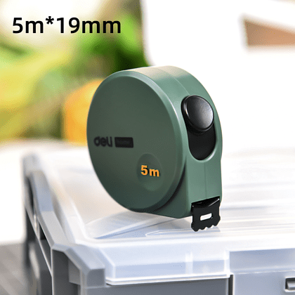 Рулетка Deli HS EHT8519L, 5 м х 19 мм, Soft Touch, зеленый - 2
