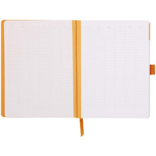 Блокнот "Rhodiarama Meeting" на резинке, A5+, 80 листов, линейка, малиновый