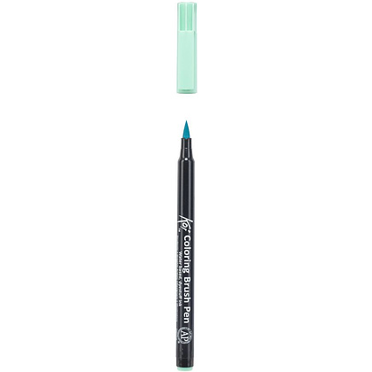 Маркер акварельный "Koi Color Brush", ярко-зеленый - 3