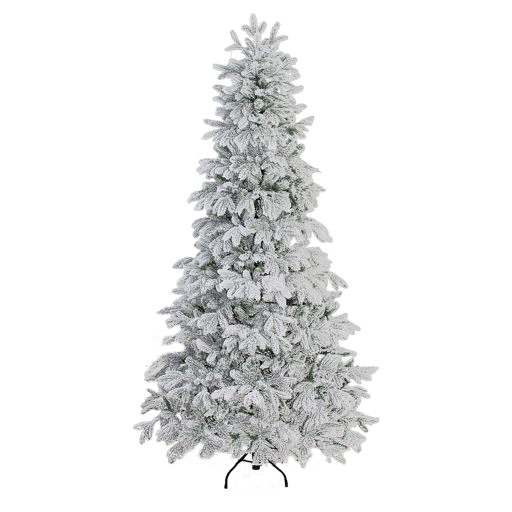 Ель искусственная "Эльфийская",  2.1 м, заснеженная