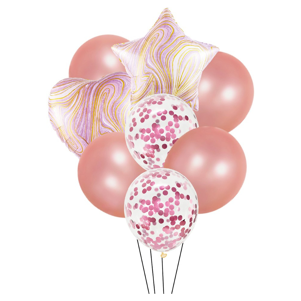 Шар воздушный "242357", 8 шт, ассорти