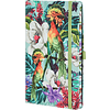 Блокнот "Eden exotic", А5, 96 листов, линейка, на резинке, разноцветный, зеленый - 3