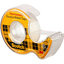 Клейкая лента двусторонняя "3М", 12x6.3 мм/м