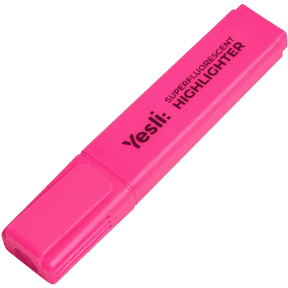 Маркер текстовый "Yesli:", розовый