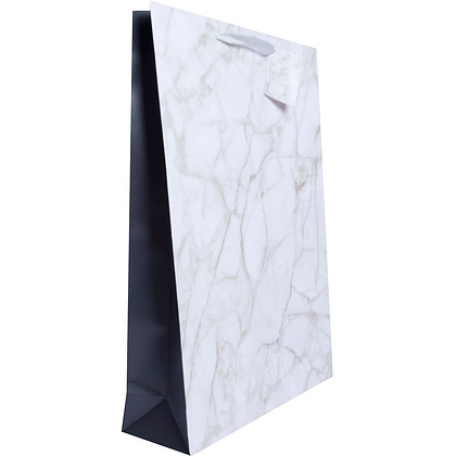 Пакет бумажный подарочный "Мрамор", 17.8x22.9x9.8 см, ассорти - 2